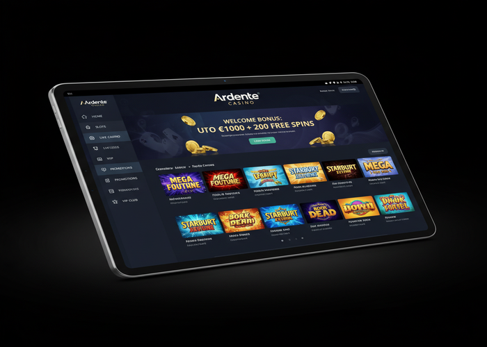 Ardente Casino Casinò su tablet